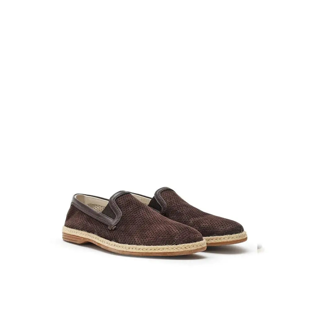 Dolce & Gabbana Braune Wildleder-Espadrilles - EU42/US9