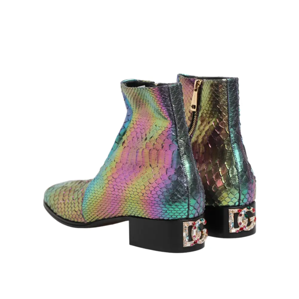 Dolce & Gabbana Bunte Chelsea-Stiefeletten - EU43/US10