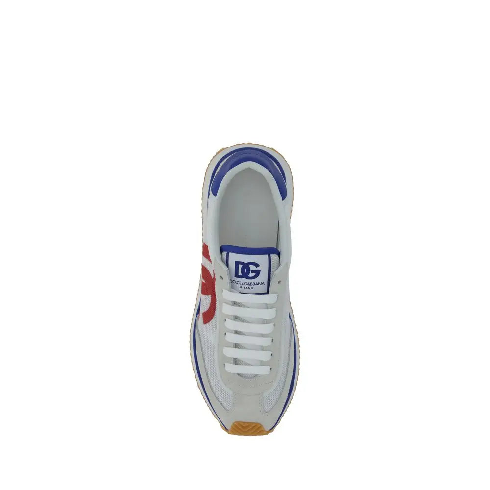 Dolce & Gabbana Bunte Gummisneaker mit niedrigem Schaft