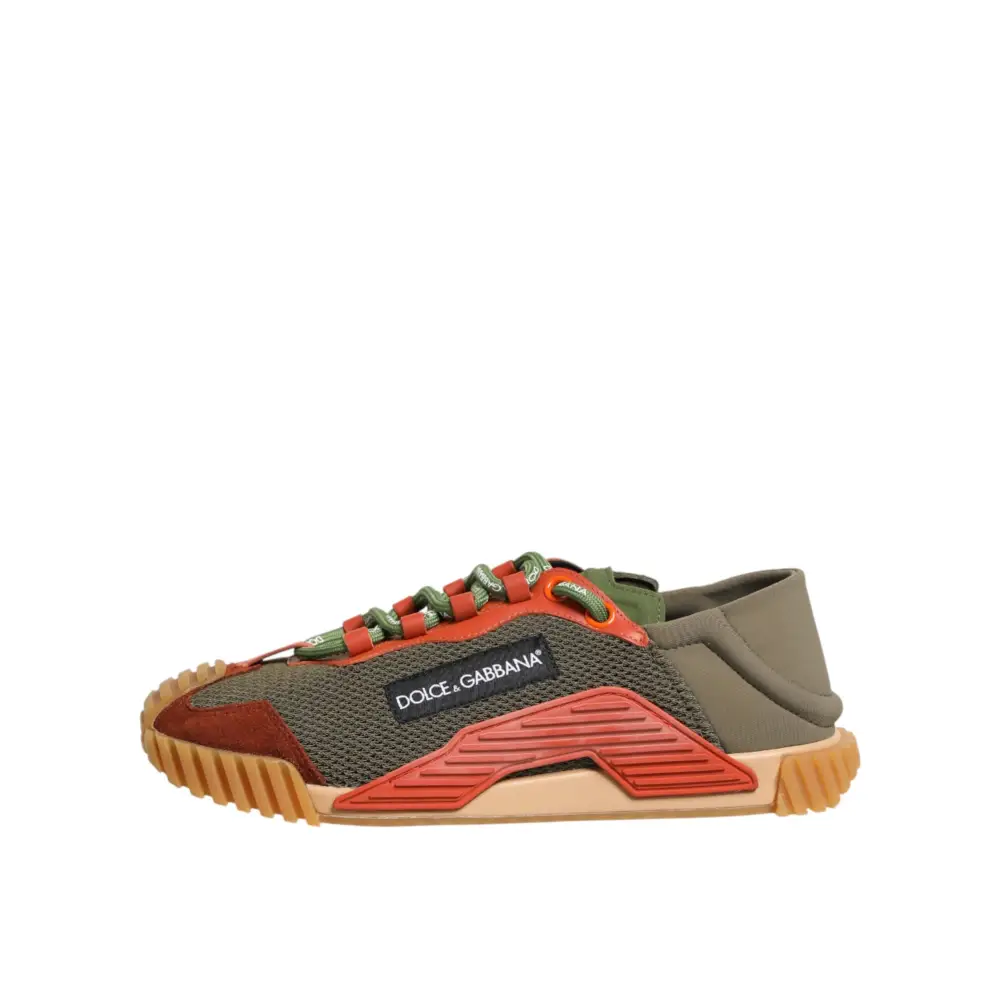 Dolce & Gabbana Bunte NS1 Sneakers mit Schnürung - EU40/US7