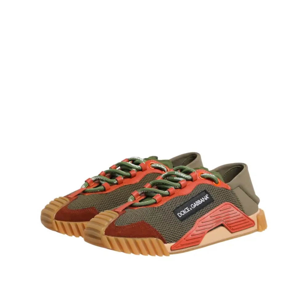 Dolce & Gabbana Bunte NS1 Sneakers mit Schnürung - EU40/US7