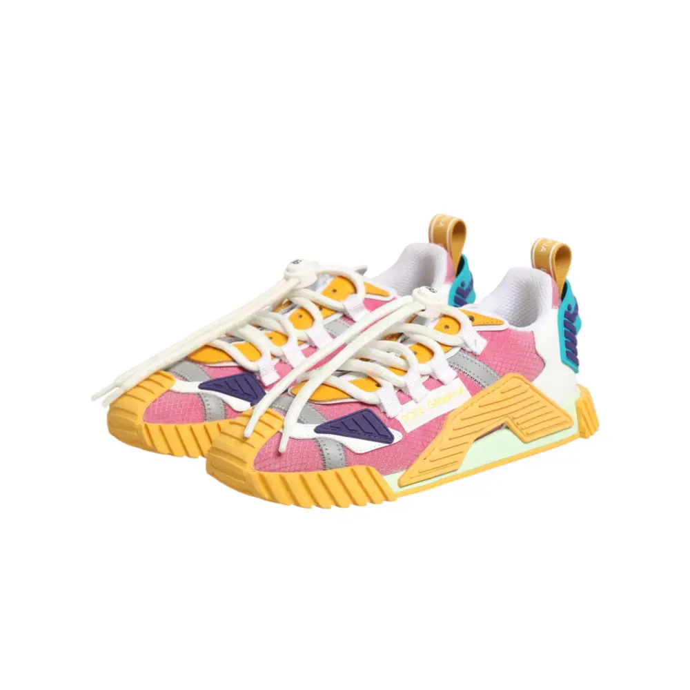 Dolce & Gabbana Bunte Nylon NS1 Sneakers mit niedrigem Schaft - EU36.5/US6