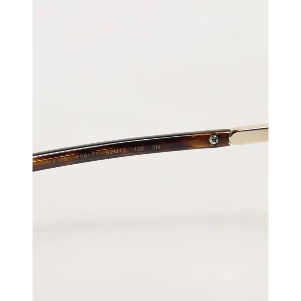 Dolce & Gabbana DG2125 Silberne Aviator-Sonnenbrille