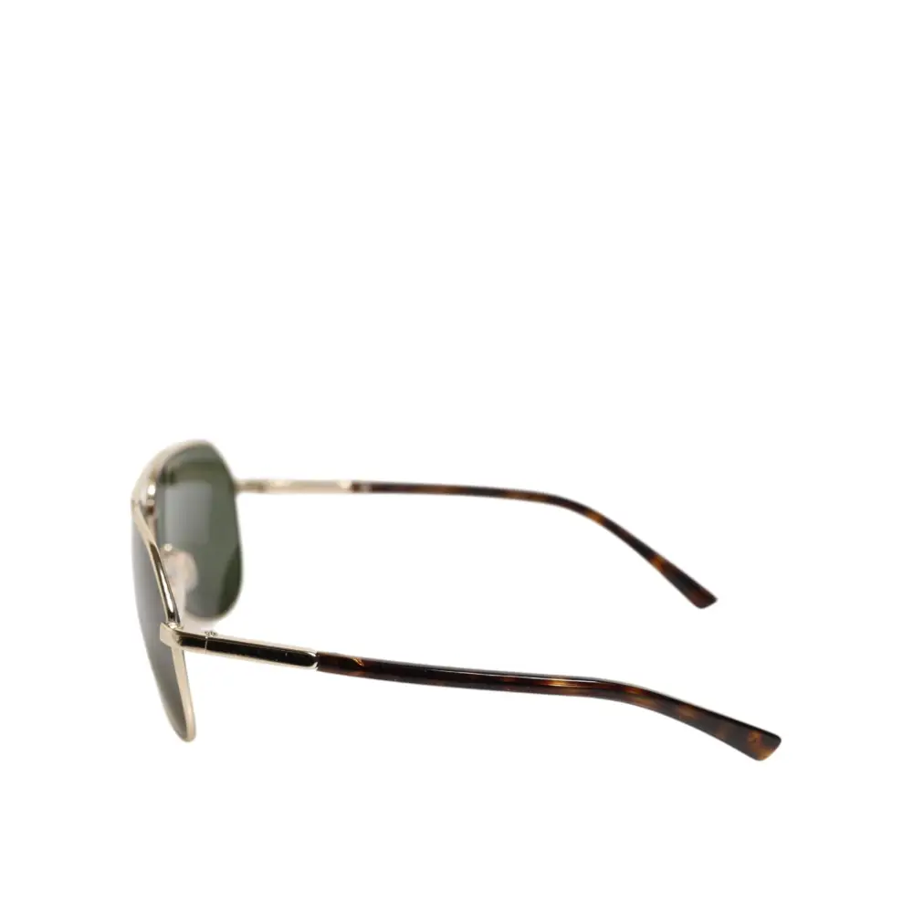 Dolce & Gabbana DG2125 Silberne Aviator-Sonnenbrille
