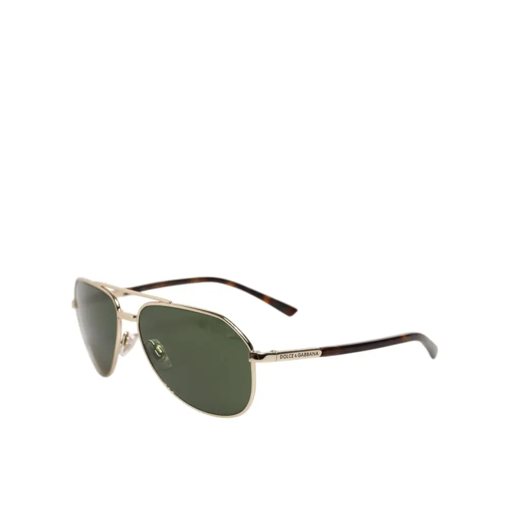 Dolce & Gabbana DG2125 Silberne Aviator-Sonnenbrille