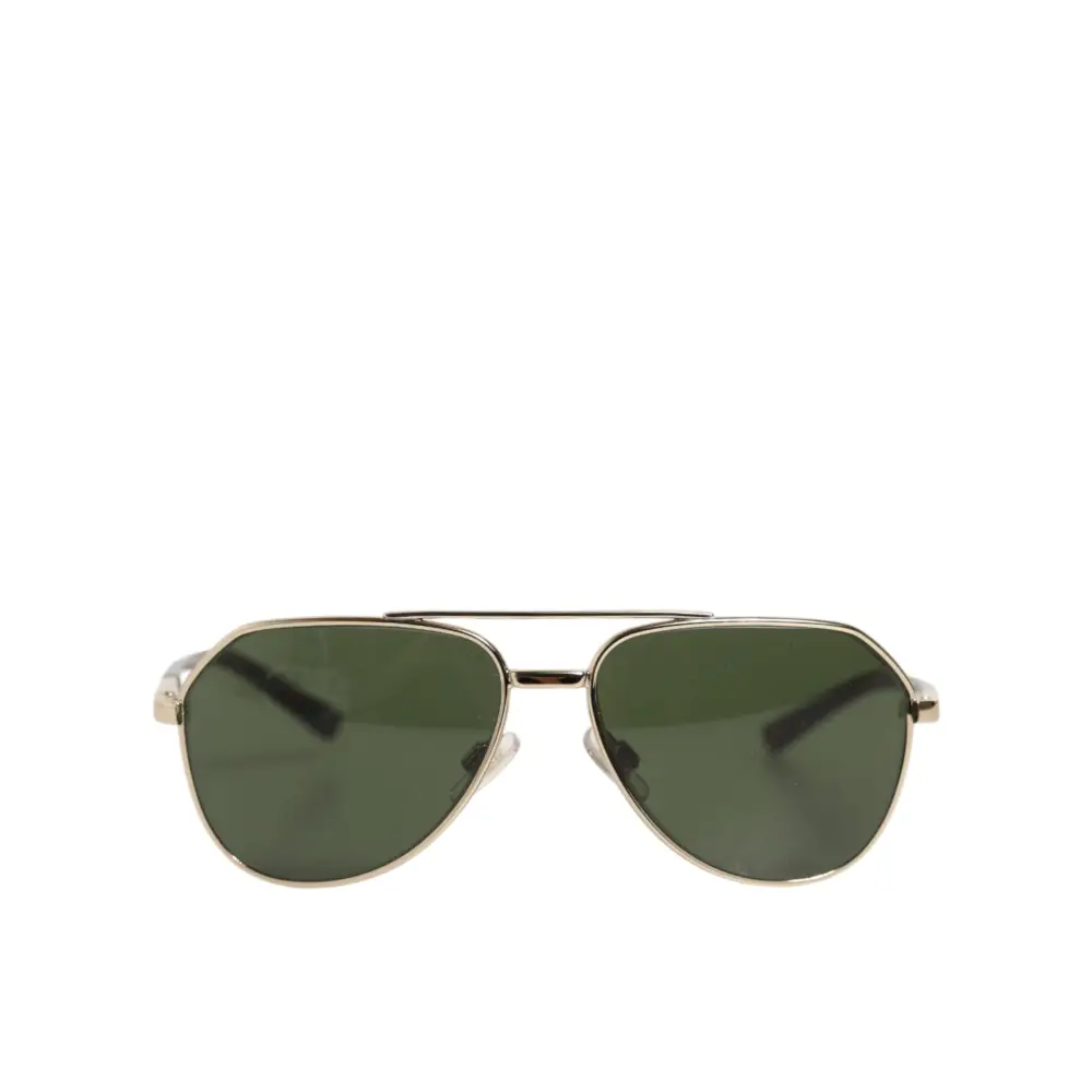 Dolce & Gabbana DG2125 Silberne Aviator-Sonnenbrille