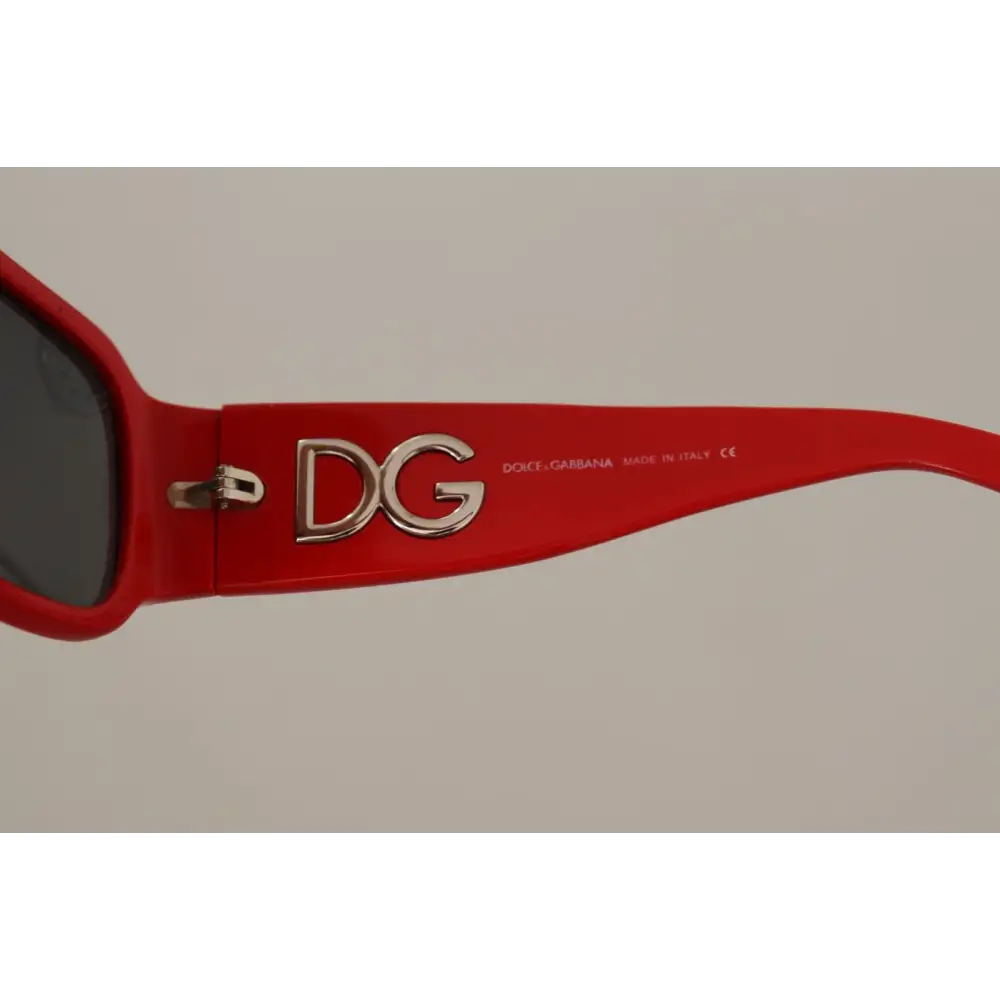 Dolce & Gabbana DG4027 Red Crystal Black Lens Shades Sonnenbrille