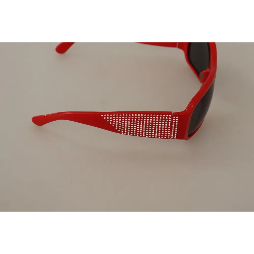 Dolce & Gabbana DG4027 Red Crystal Black Lens Shades Sonnenbrille