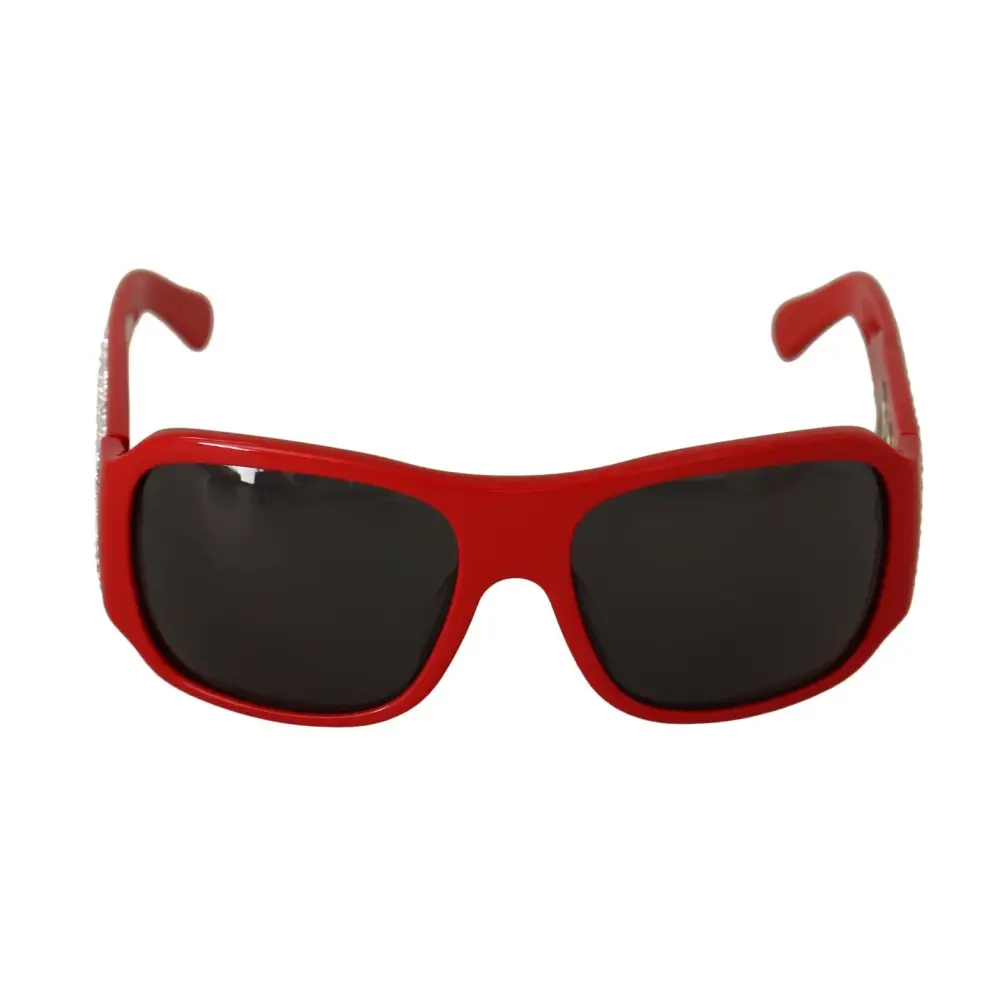 Dolce & Gabbana DG4027 Red Crystal Black Lens Shades Sonnenbrille