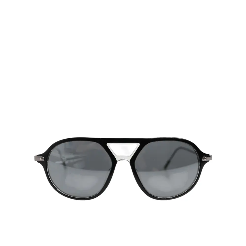 Dolce & Gabbana DG4343F Schwarzer Acetatrahmen Pilot Shades Sonnenbrille