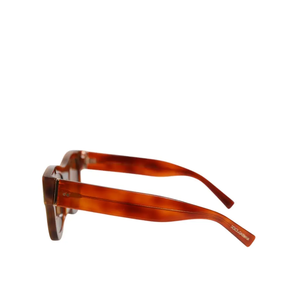 Dolce & Gabbana DG4391 Grüne und Braune Unisex-Sonnenbrille mit Acetat-Rahmen