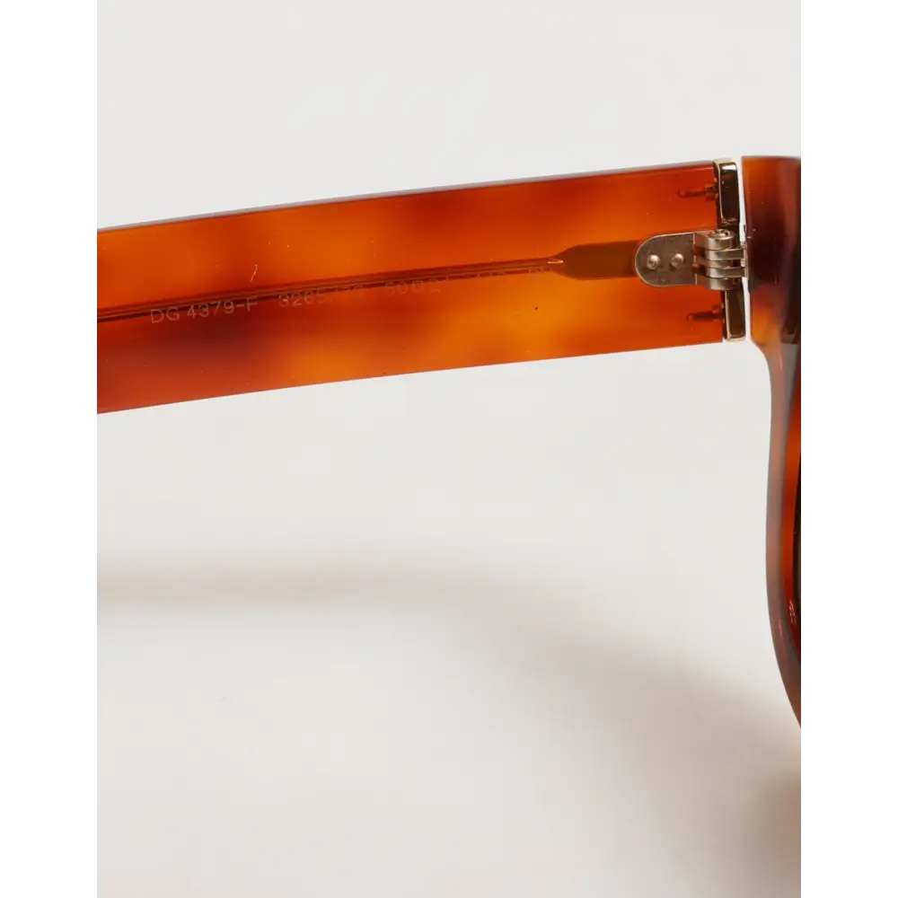 Dolce & Gabbana DG4391 Grüne und Braune Unisex-Sonnenbrille mit Acetat-Rahmen