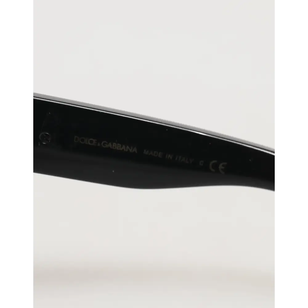 Dolce & Gabbana DG6162 Schild Sonnenbrille Schwarz-Gelb-Weiß Polyamid