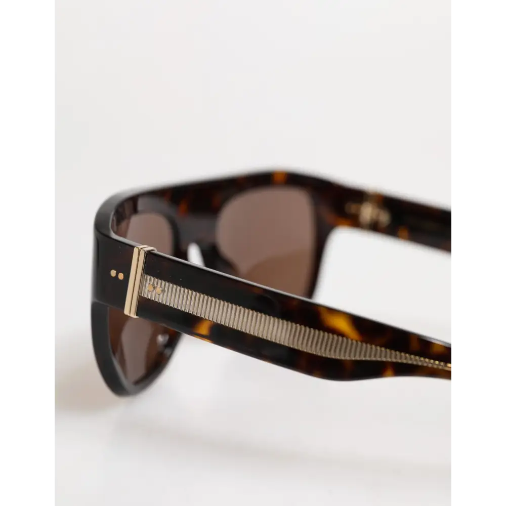 Dolce & Gabbana Dunkelbraune Havanna DG4398F Quadratische Brillenfassung Sonnenbrille