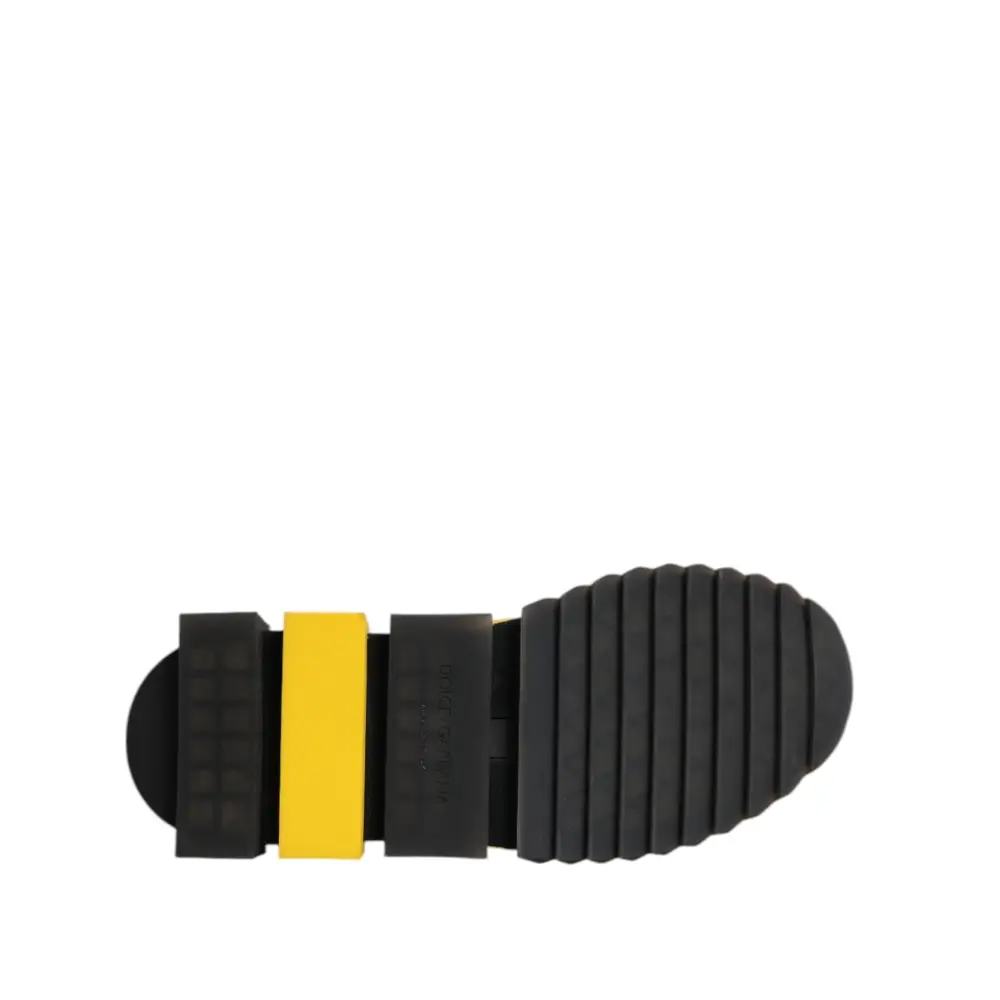 Dolce & Gabbana Gelb SORRENTO Sport Stretch Turnschuhe Schuhe - EU40.5/US7.5