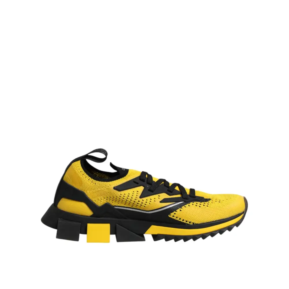 Dolce & Gabbana Gelb SORRENTO Sport Stretch Turnschuhe Schuhe - EU40.5/US7.5