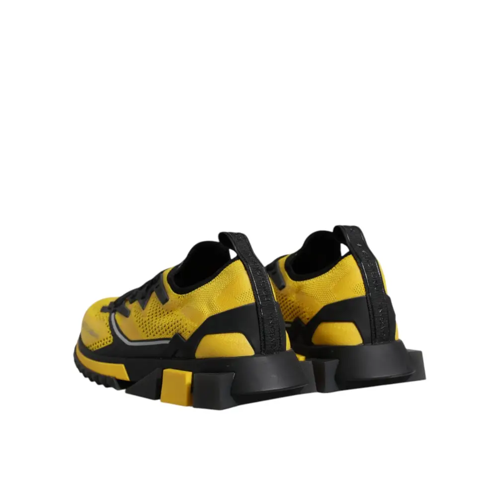 Dolce & Gabbana Gelb SORRENTO Sport Stretch Turnschuhe Schuhe - EU39/US6