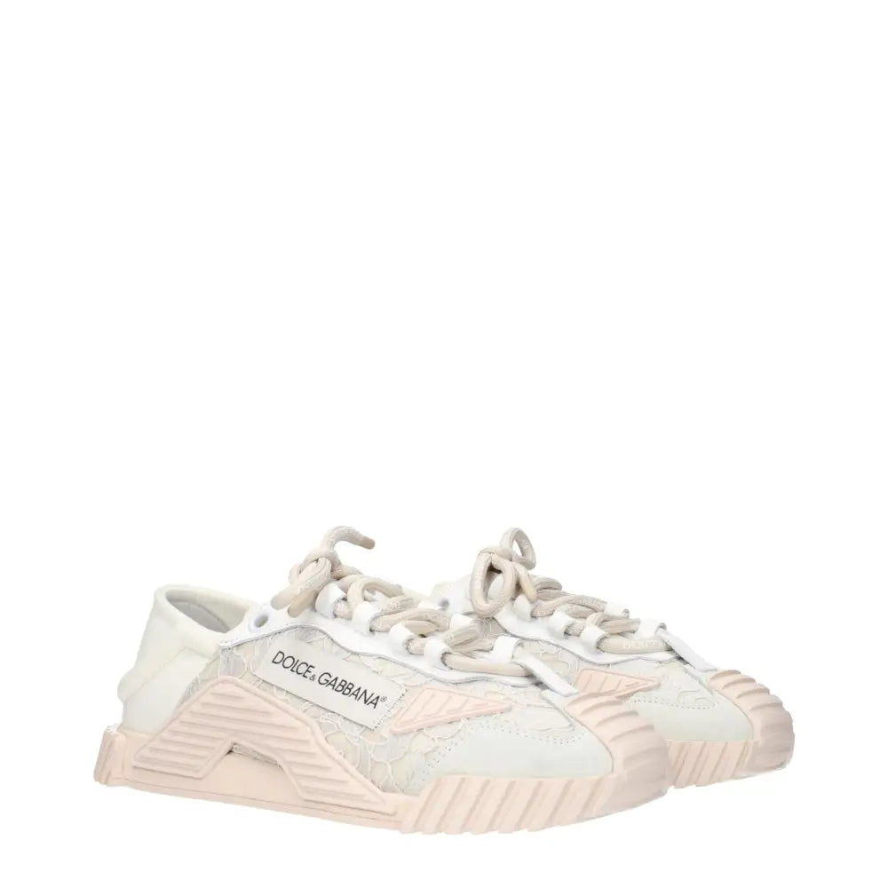 Dolce & Gabbana Graue Stoff-Sneakers - EU36/US6