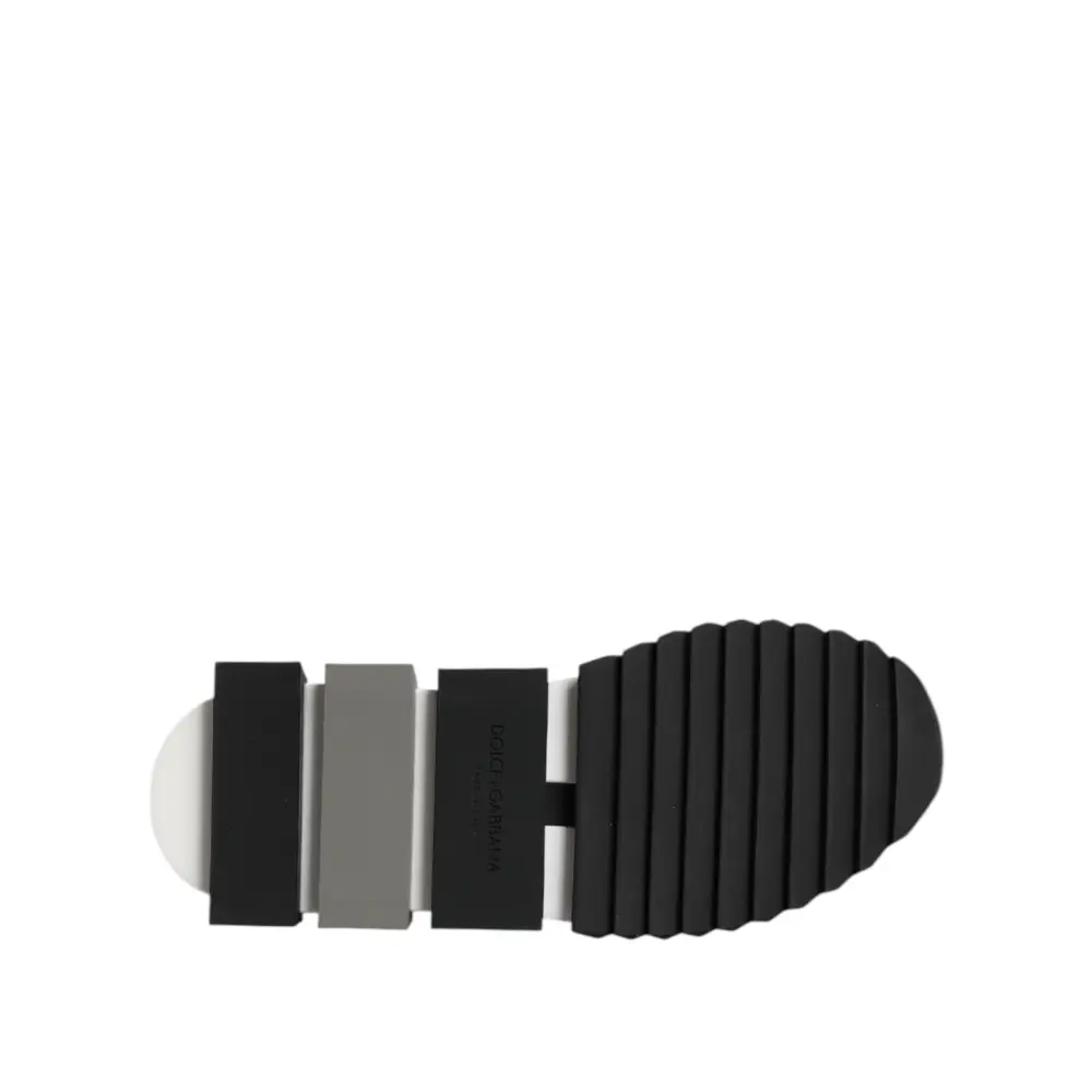 Dolce & Gabbana Grün Schwarz Slip On Sorrento Sneakers Schuhe