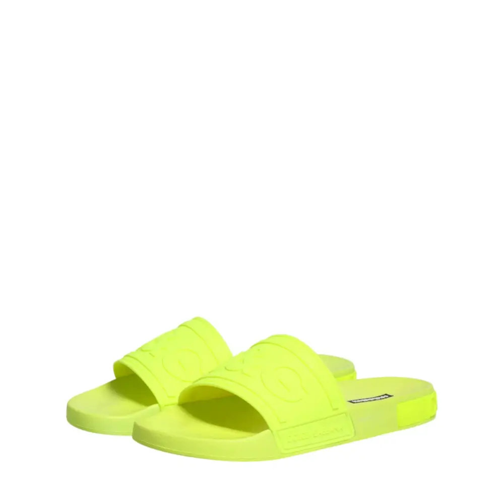 Dolce & Gabbana Grüne Gummisandalen für den Strand - EU44/US11