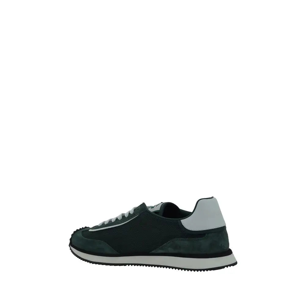 Dolce & Gabbana Grüne Kalbshaut Bos Taurus Sportschuhe - EU39/US6