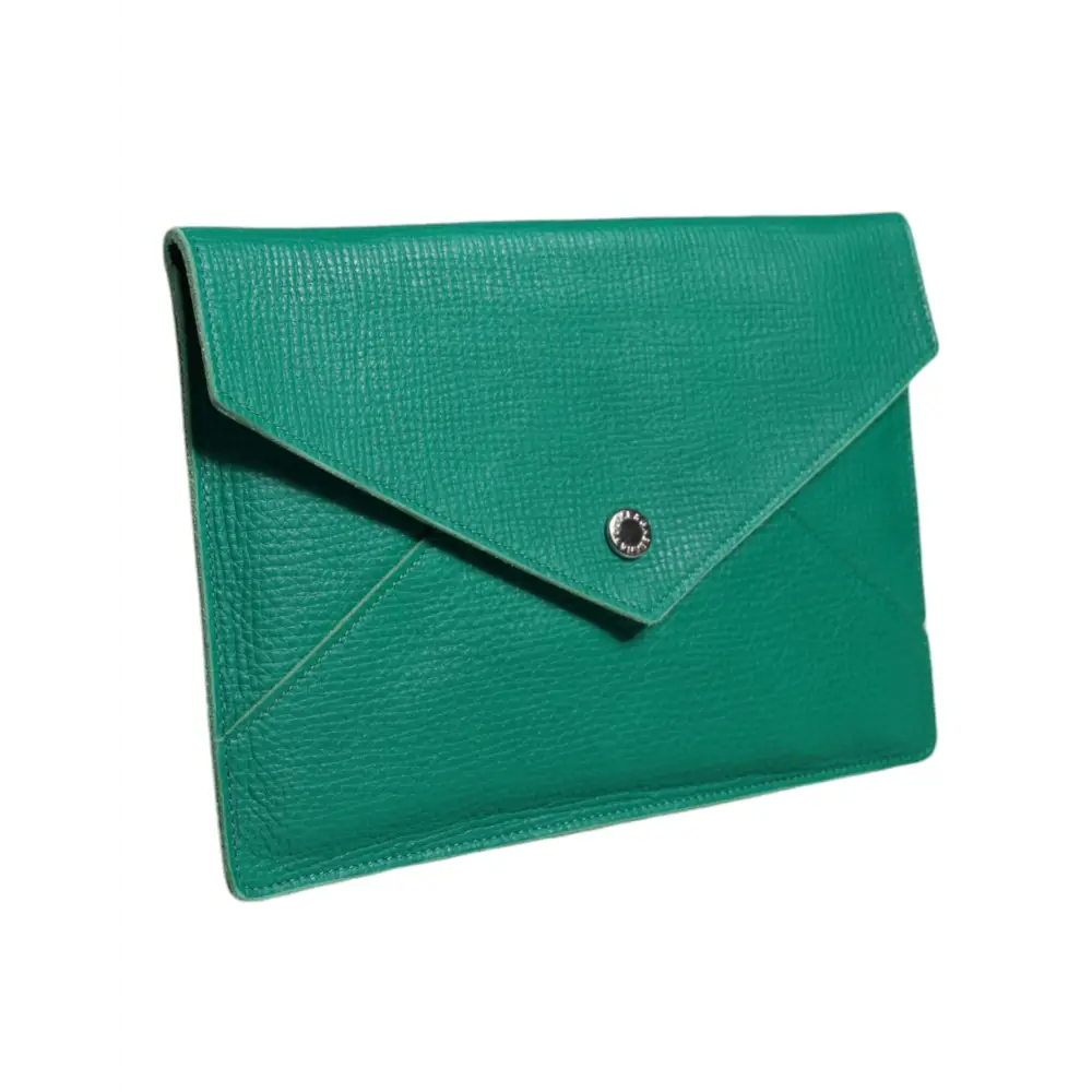 Dolce & Gabbana Grüne Lederhandtasche Clutch Mini Purse Pouch Tablet Case