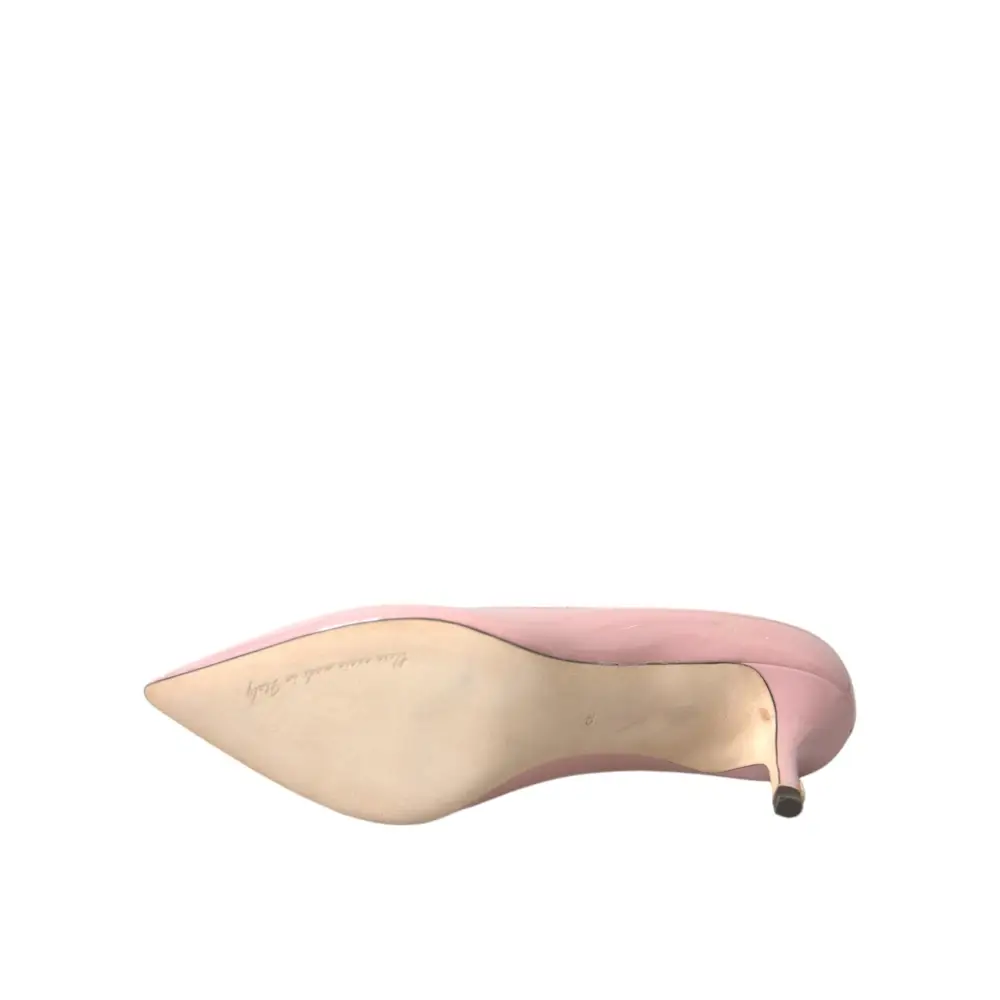 Dolce & Gabbana Hellrosa Lackleder Heels Pumps Schuhe - EU35/US4.5