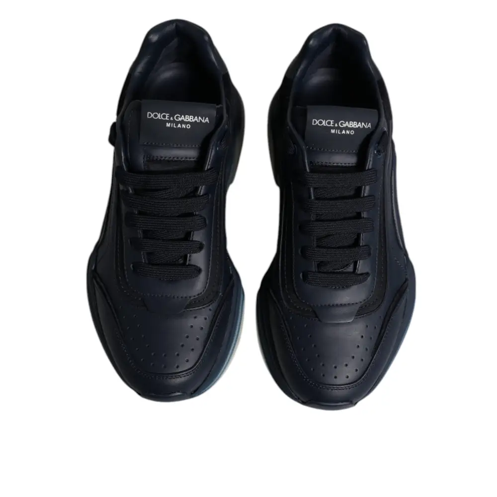 Dolce & Gabbana Marineblau Daymaster Low Top Männer Turnschuhe Schuhe