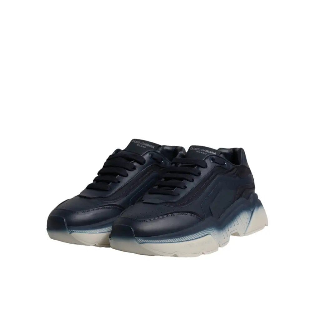 Dolce & Gabbana Marineblau Daymaster Low Top Männer Turnschuhe Schuhe