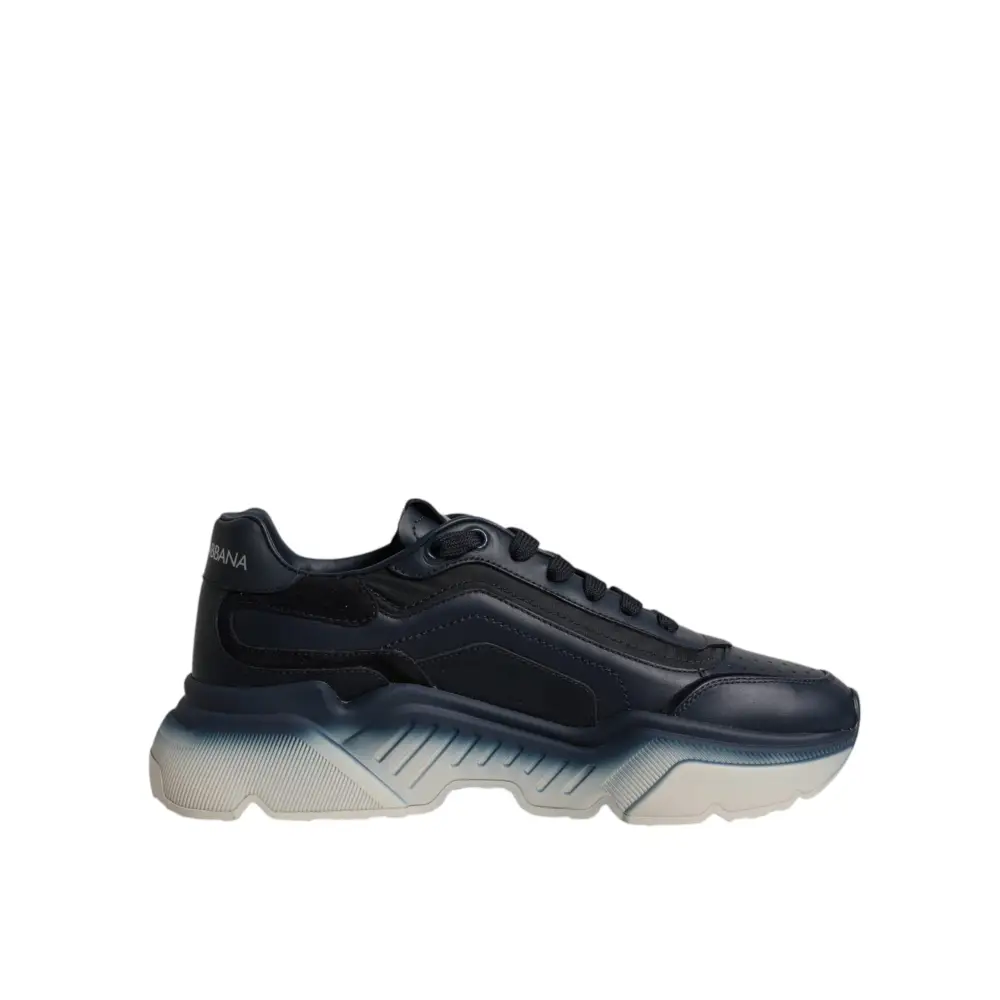 Dolce & Gabbana Marineblau Daymaster Low Top Männer Turnschuhe Schuhe