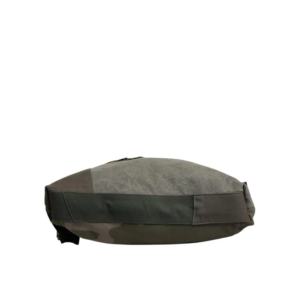 Dolce & Gabbana Militär Grün Patchwork Rucksack Rucksack Tasche