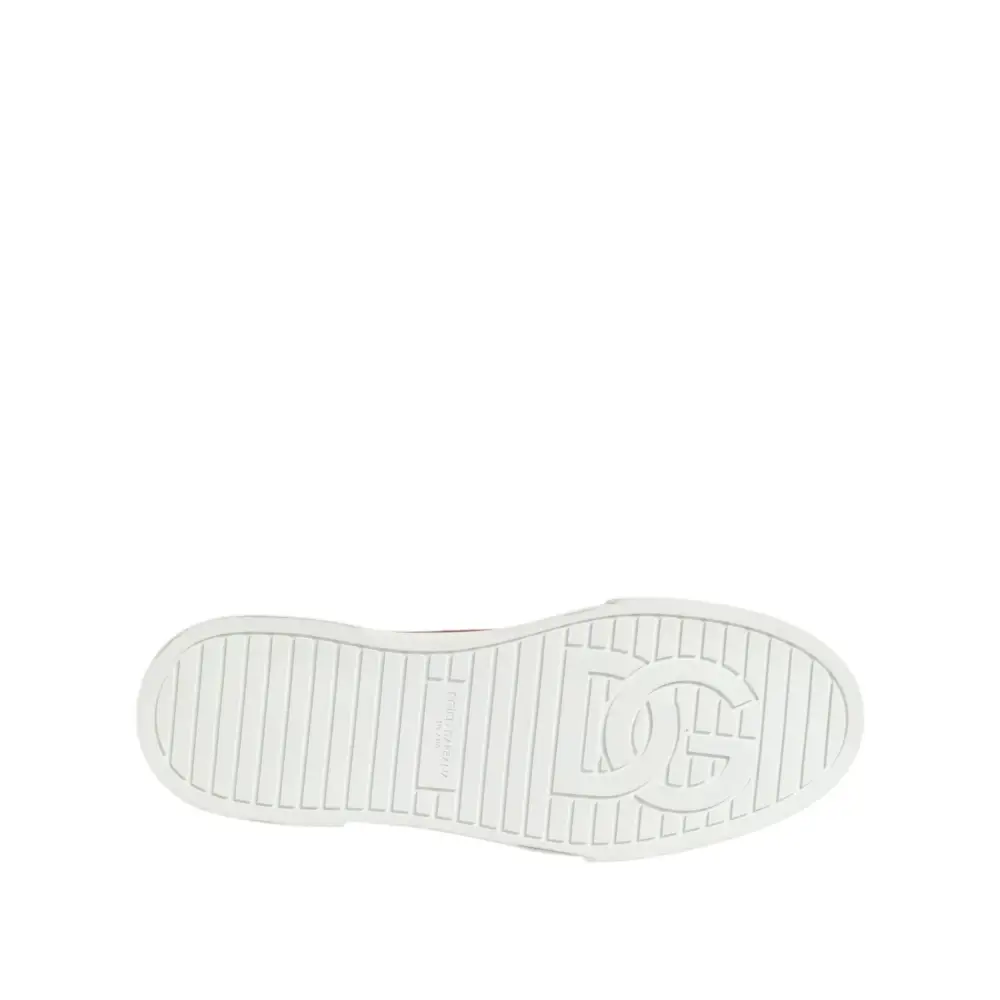 Dolce & Gabbana Multicolor Baumwolle High Top Männer Turnschuhe Schuhe