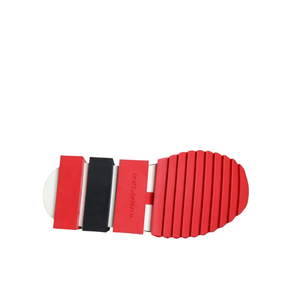 Dolce & Gabbana Multicolor Geranium Sorrento Turnschuhe Schuhe - EU36.5/US6