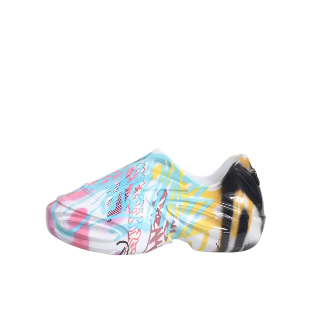 Dolce & Gabbana Multicolor Graffiti Daymaster Turnschuhe Schuhe