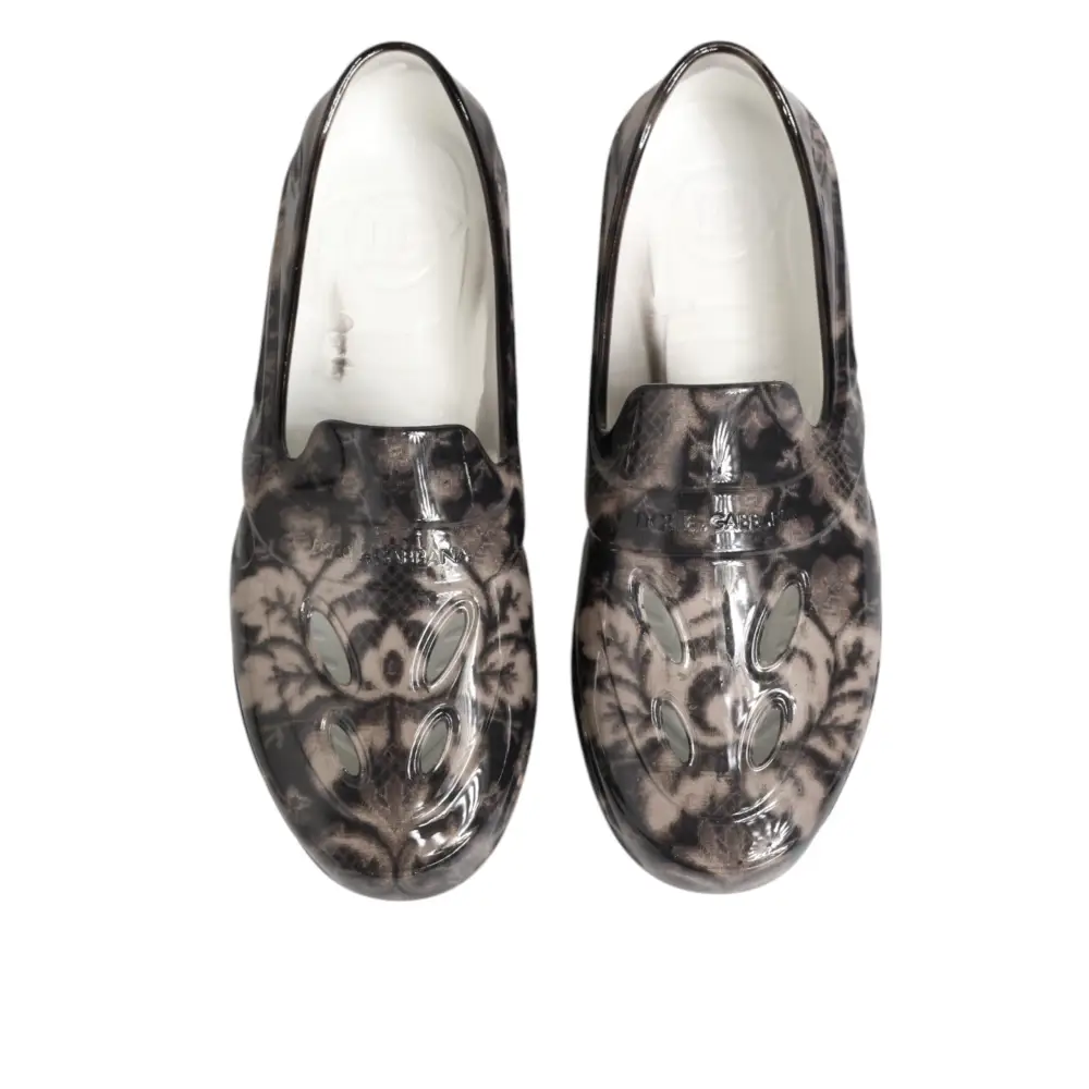 Dolce & Gabbana Multicolor Gummi Low Top Männer Turnschuhe Schuhe - EU44/US11