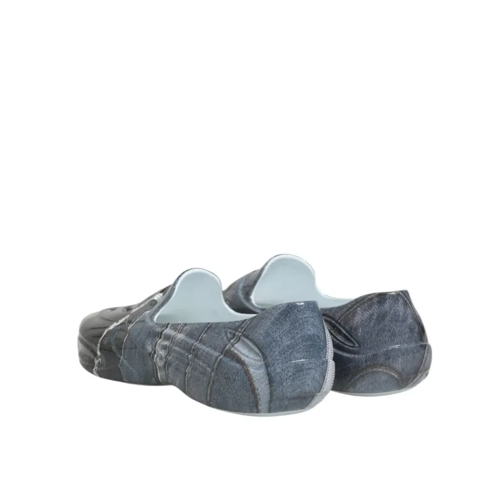 Dolce & Gabbana Multicolor Gummi Männer Low Top Turnschuhe Schuhe - EU44/US11