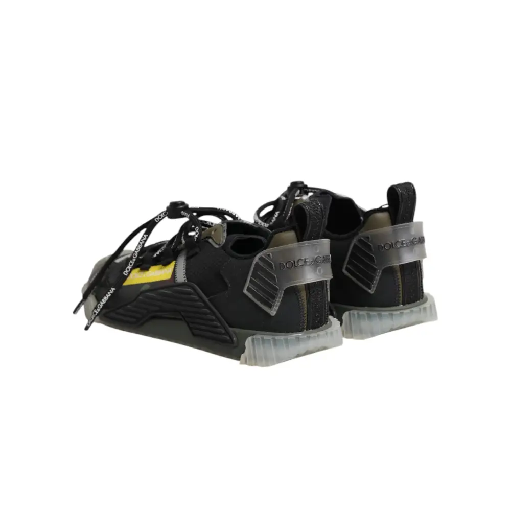 Dolce & Gabbana Multicolor Lace Up Low Top NS1 Turnschuhe Schuhe