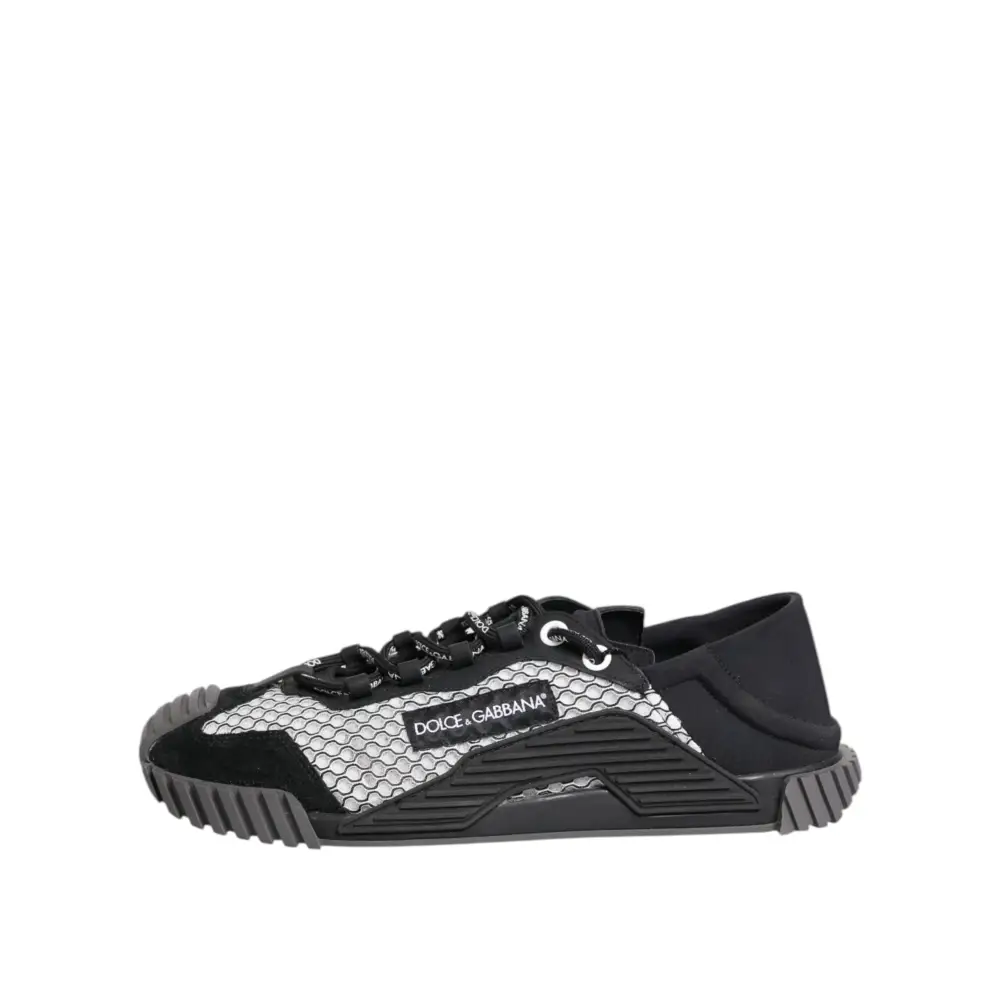 Dolce & Gabbana Multicolor Lace Up Low Top NS1 Turnschuhe Schuhe - EU44/US11