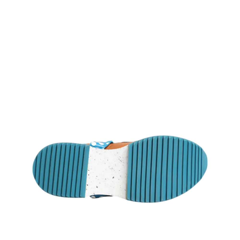 Dolce & Gabbana Multicolor Leder Low Top Sneakers Schuhe - EU42.5/US9.5