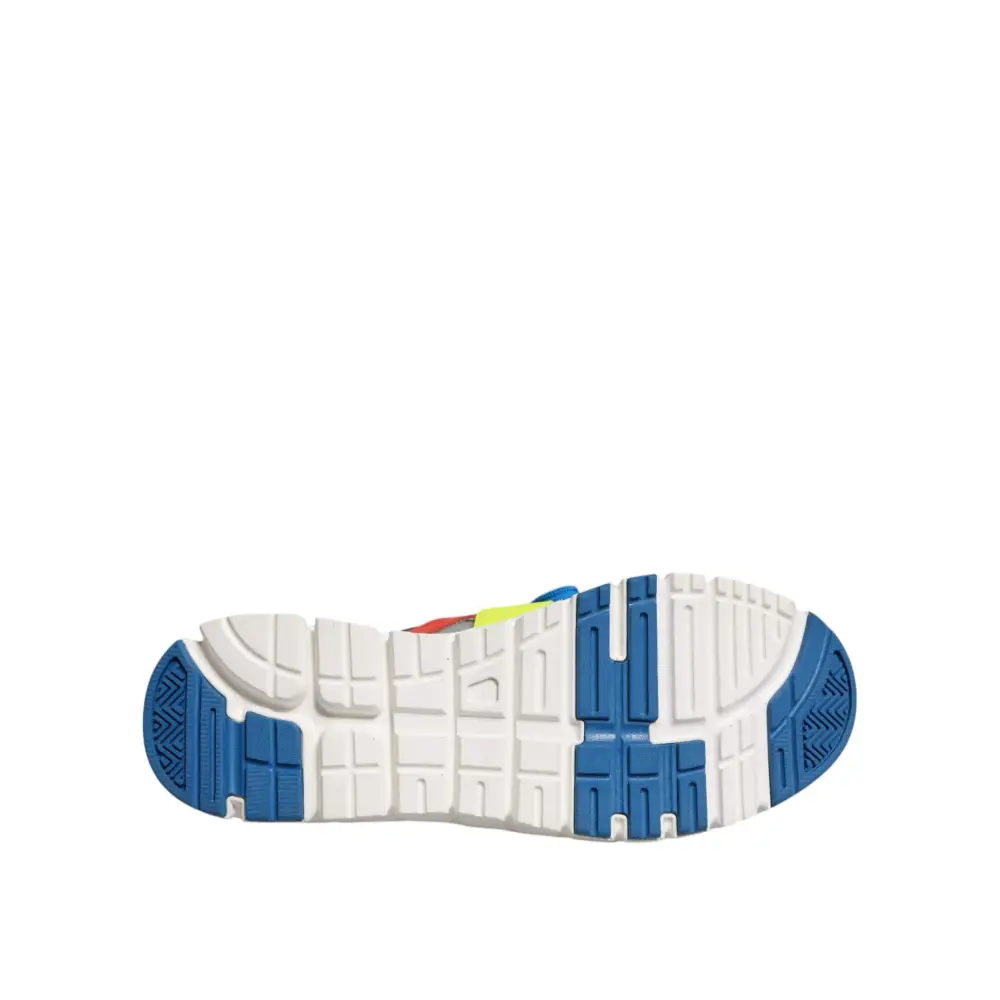 Dolce & Gabbana Multicolor Leder Wildleder Low Top Sneakers Schuhe - EU39.5/US6.5