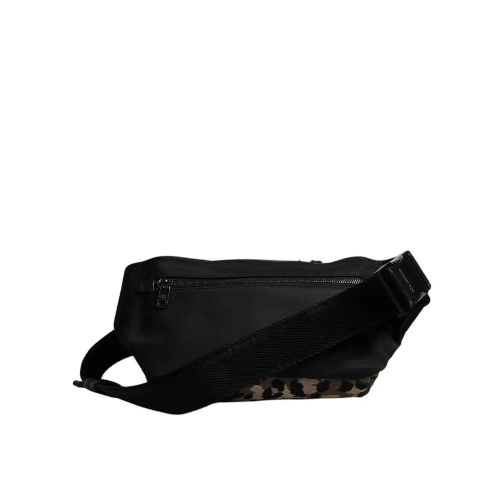 Dolce & Gabbana Multicolor Leopard DG Logo Gürtel Taille Gürteltasche