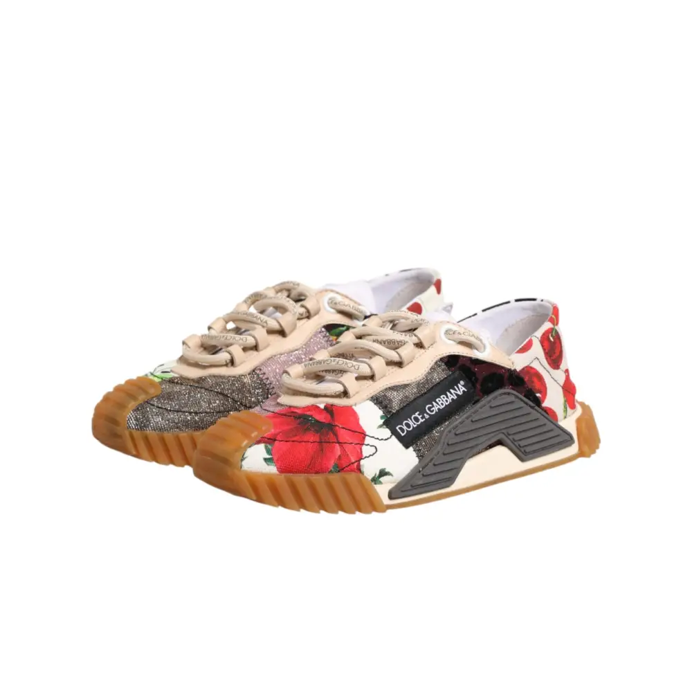 Dolce & Gabbana Multicolor-Logo-Low-Top-NS1-Sneakers