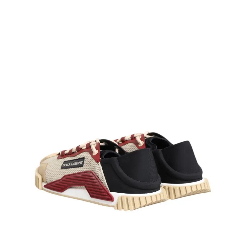 Dolce & Gabbana Multicolor Low Top NS1 Männer Turnschuhe Schuhe