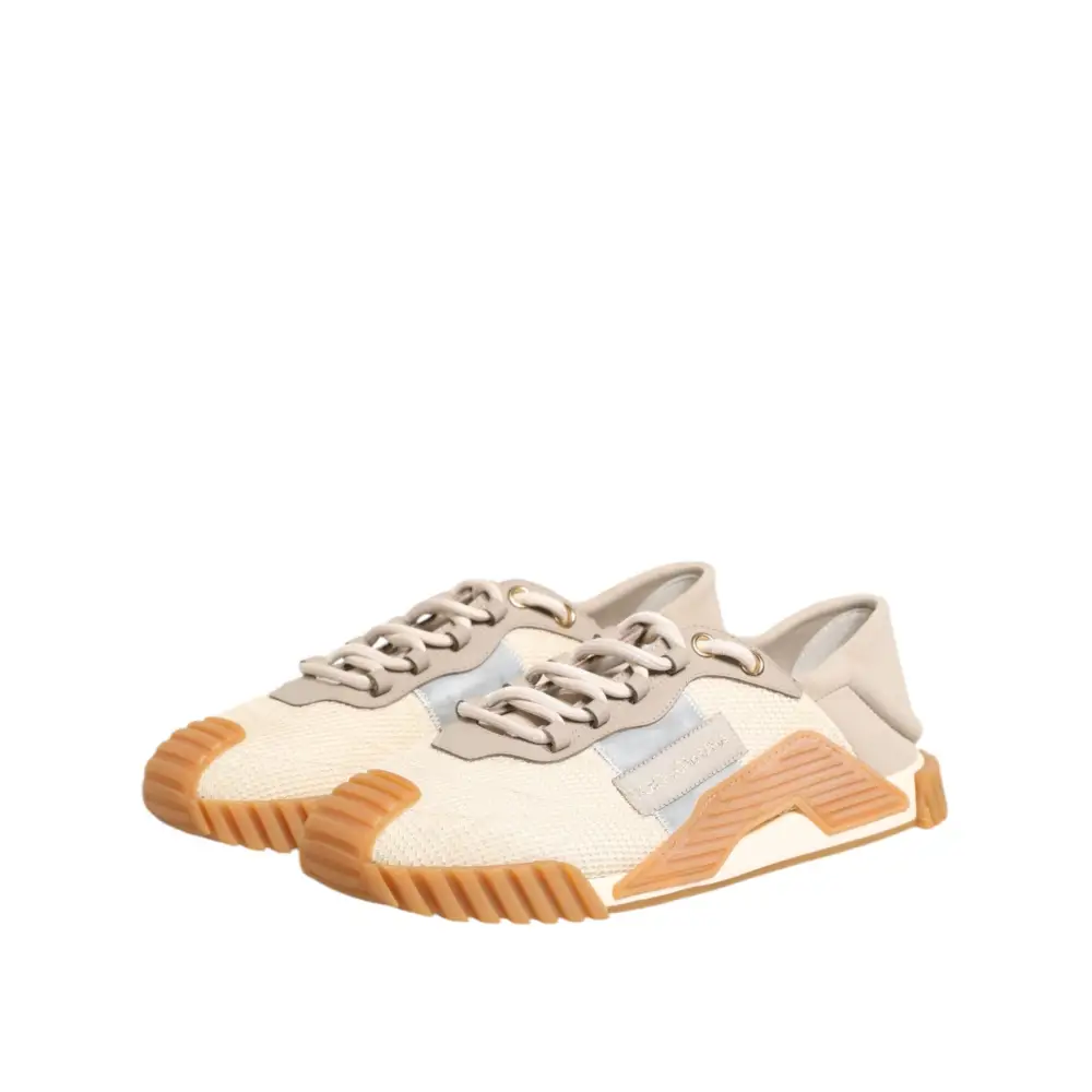 Dolce & Gabbana Multicolor Low Top NS1 Männer Turnschuhe Schuhe - EU40/US7