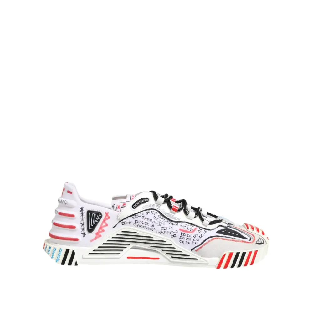 Dolce & Gabbana Multicolor Low Top NS1 Männer Turnschuhe Schuhe - EU46/US13