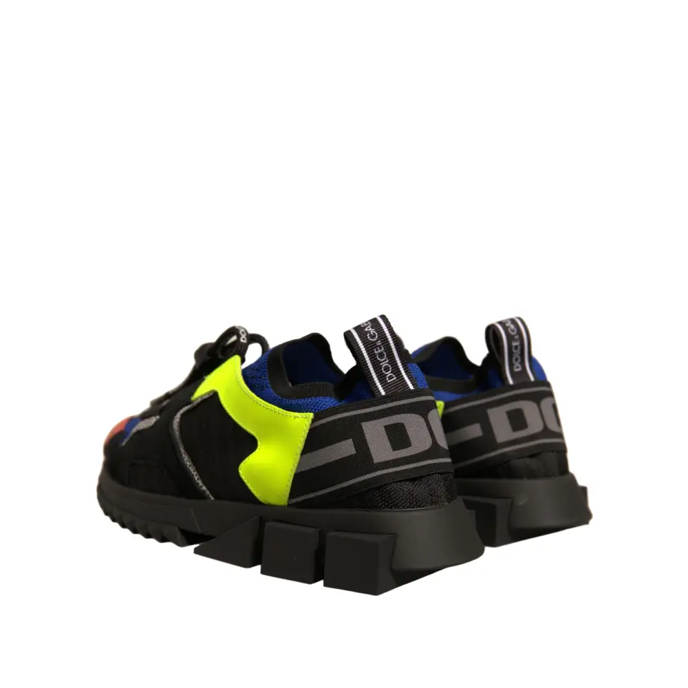 Dolce & Gabbana Multicolor Low Top Sorrento Turnschuhe Schuhe - EU37/US7