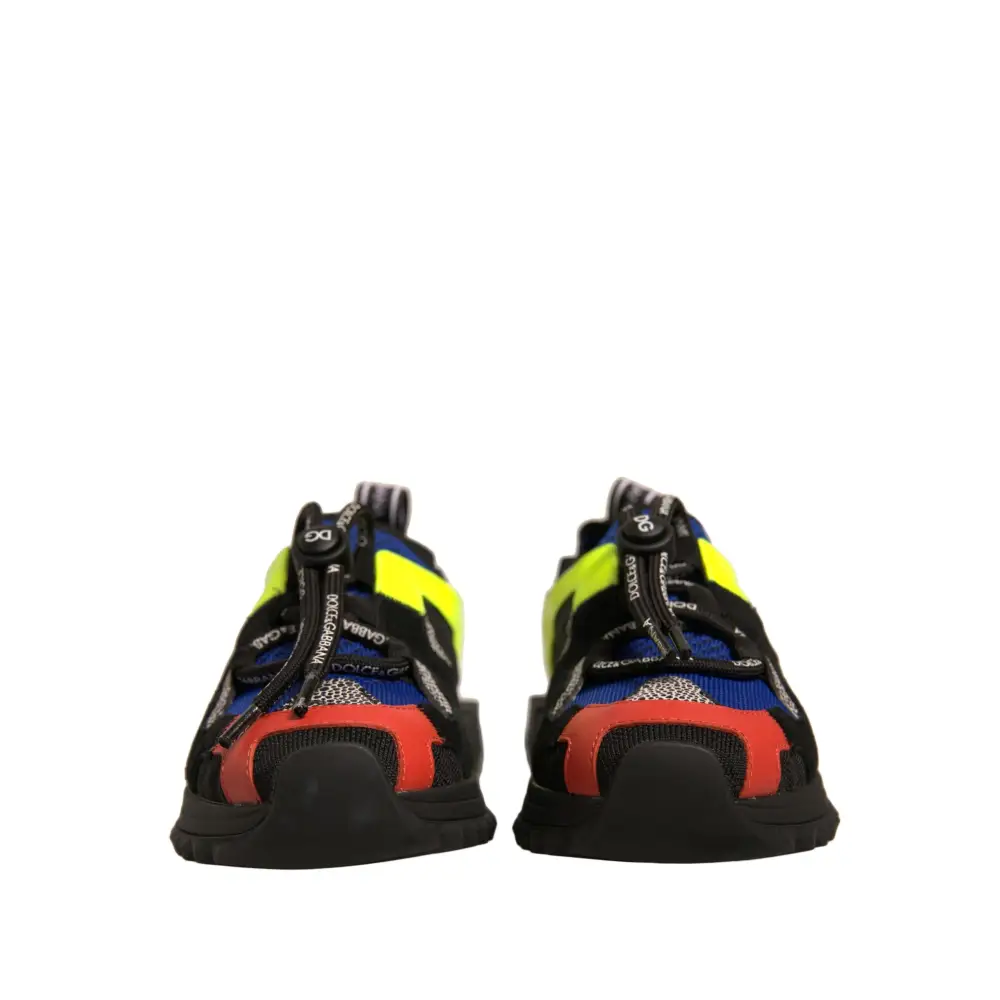 Dolce & Gabbana Multicolor Low Top Sorrento Turnschuhe Schuhe - EU37/US7
