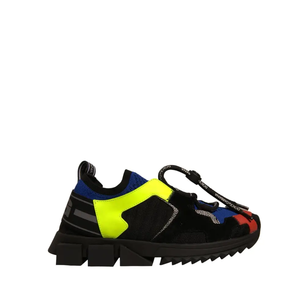 Dolce & Gabbana Multicolor Low Top Sorrento Turnschuhe Schuhe - EU37/US7