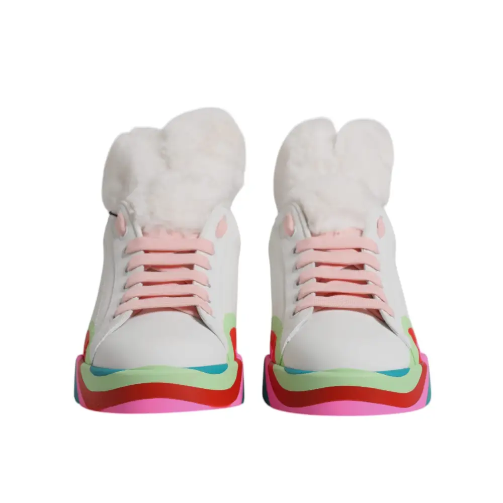 Dolce & Gabbana Multicolor Low Top Trainer Turnschuhe Schuhe