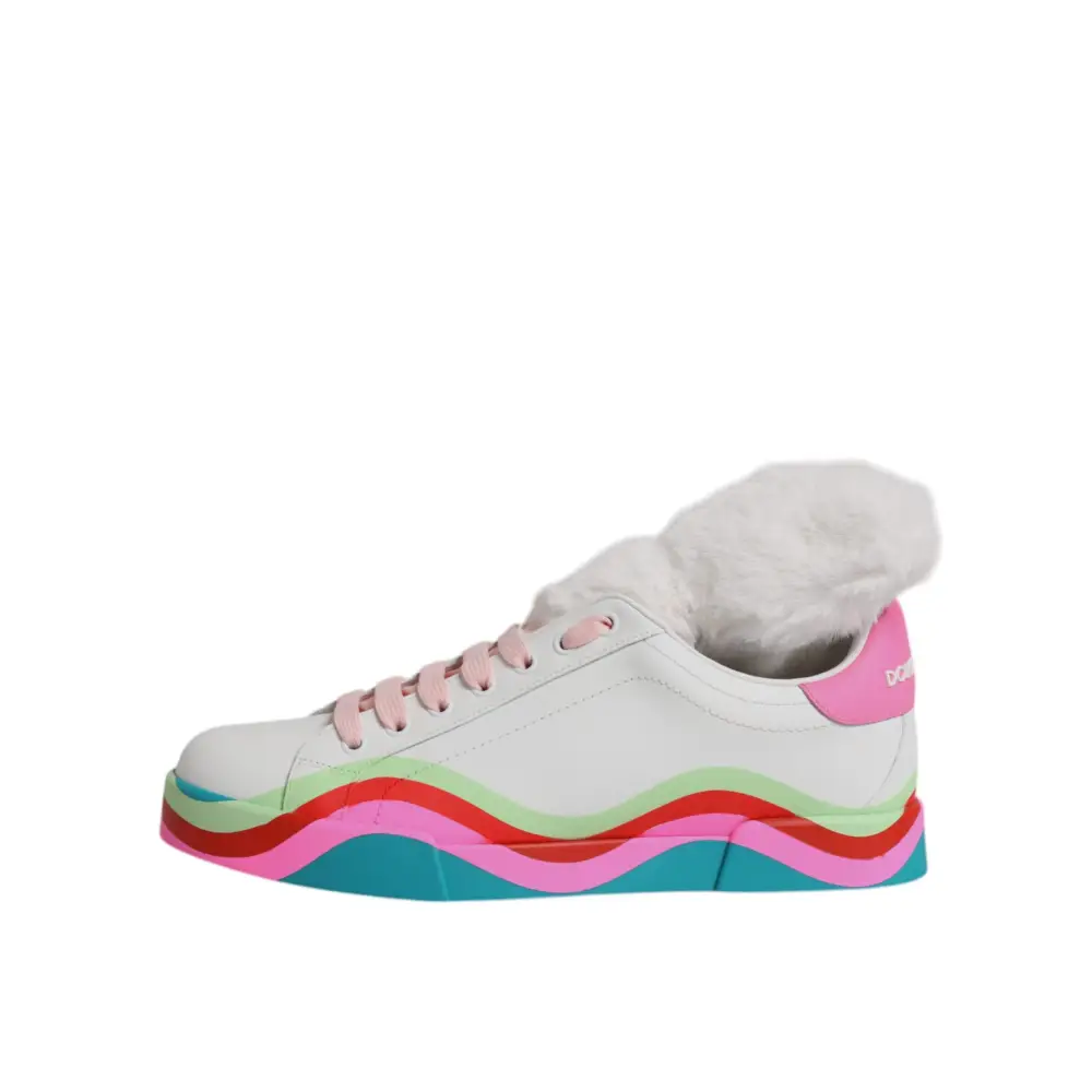 Dolce & Gabbana Multicolor Low Top Trainer Turnschuhe Schuhe